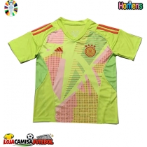 Camisa de Futebol Alemanha Goleiro Equipamento Secundário Europeu 2024 Manga Curta